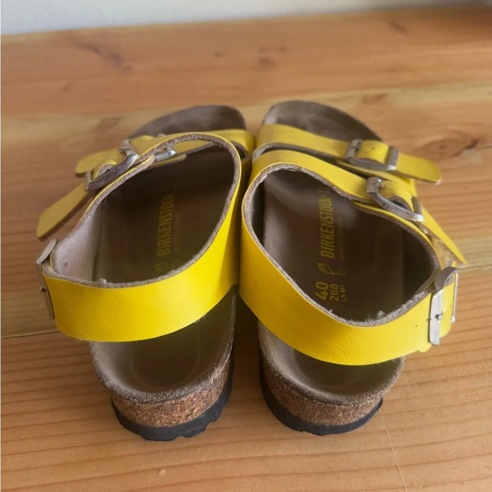 Birkenstock Milan Sandal - Yellow - Size EU 40 - Picture 5 of 6